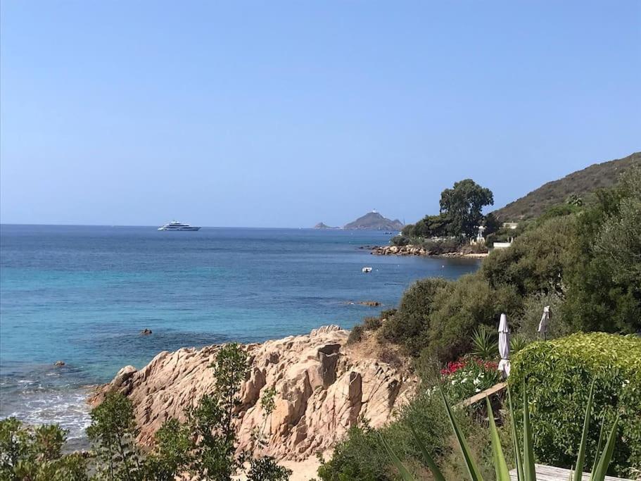 Bel App T2 En Bord De Mer Vue Sanquinaires Piscine Ajaccio  Exterior foto